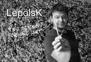 Exposition action painting/dripping de Lepolsk MATUSZEWSKI au bar lounge LE LOFT Exposition action painting/dripping de Lepolsk MATUSZEWSKI au bar lounge LE LOFT